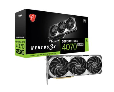 MSI RTX4070 Super VENTUS 3X OC 12GB GDDR6X HDMI 3xDP