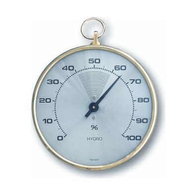 TFA - Analoges Hygrometer mit Messingring 44.1002 - gold