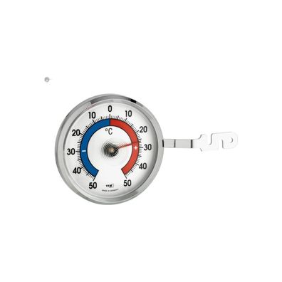 TFA - Analoges Fensterthermometer aus Metall 14.6005 - silber/weiß weiß