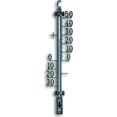 TFA - Analoges Außenthermometer aus Metall 12.5001 - altzinn altkupfer schwarz