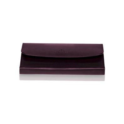 Windrose - Schmucktasche Merino Moda - Aubergine M - 70040/247