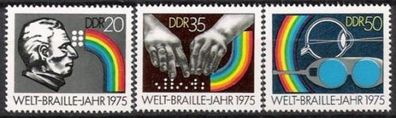 DDR Nr.2090/92 * * Welt Braille Jahr 1975, postfrisch