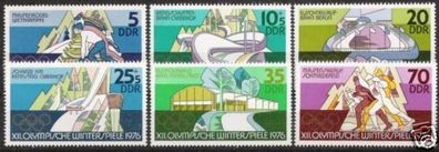 DDR Nr.2099/04 * * Winterolympiade 1975, postfrisch