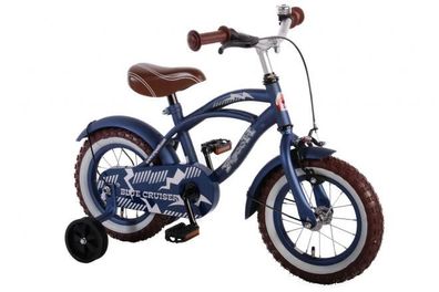 Volare Blue Cruiser Kinderfahrrad - Jungen - 12 Zoll - Blau - 95% zusammengebaut