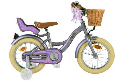 Volare Blossom Kinderfahrrad - Mädchen - 14 Zoll - Lila