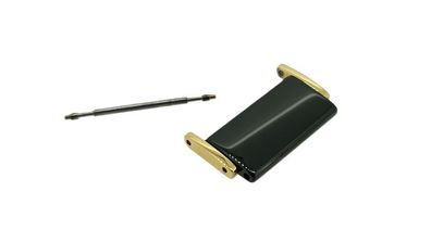 Jacques Lemans | 1x Glied Edelstahl/Ceramic schwarz/gelbgold | 1-1940