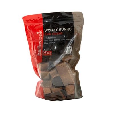 Barbecook Räuchermehl Holz chunks Eiche klassisch Grillzubehör 900 g