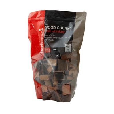 Barbecook Räuchermehl Holz chunks Eiche Whiskey Grillzubehör 900 g