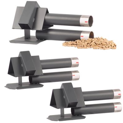 3er SET Pellet Saugsonde zum Ansaugen von Holzpellets, Pelletaustragung, Bunker