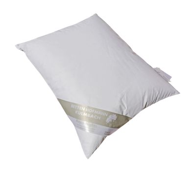 Hofmann Kopfkissen Daunenkissen Kuschelkissen 40x50 100% neue Daunen 250 g prall