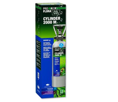 JBL Proflora CO2 Cylinder 2000 Mehrweg-Vorratsflasche mit 2 kg CO2