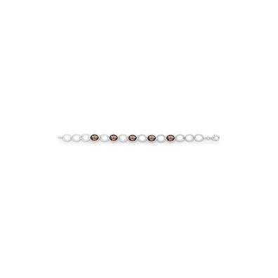 Quinn - Silberarmband mit Rauchquarzen - 028800932