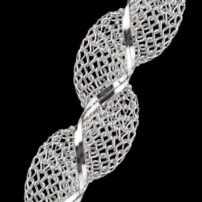 Jacques Lemans - Damen Mesh-Kette Sterlingsilber Ø 3,3 x 9 mm 45 cm SE-K135A45