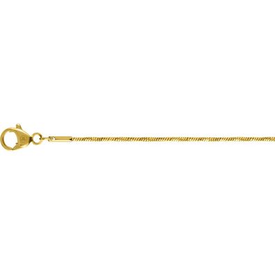 Jacques Lemans - Damen Schlangenkette IP-Gold 40 cm S-K82C40