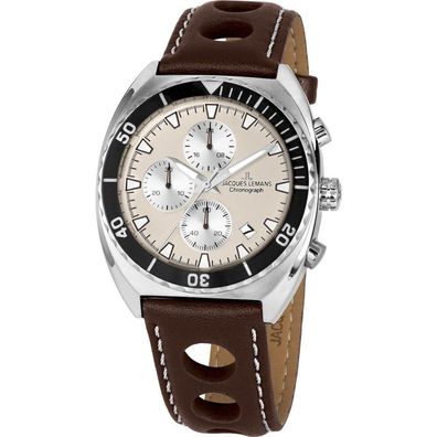 Jacques Lemans - Armbanduhr - Herren - Chrono - Serie 200 - Classic - 1-2041D