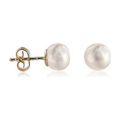 Luna-Pearls - 311.0321 - Ohrstecker - Süßwasser-Zuchtperle 4.5-5mm - 585 Gelbgold