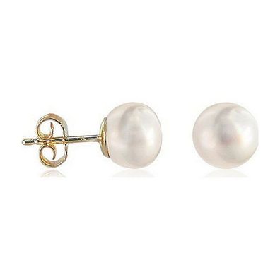 Luna-Pearls - 311.0329 - Ohrstecker - Süßwasser-Zuchtperle 8.5-9mm - 585 Gelbgold