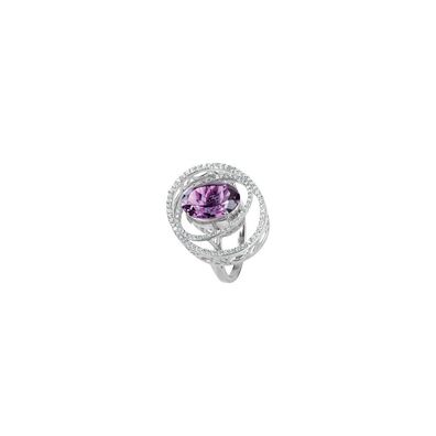 Jacques Lemans - Ring Sterlingsilber mit Amethyst - SE-R159B