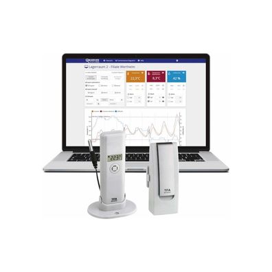 TFA - Starter-Set Profi-Temperaturfühler Weatherhub Observer 31.4013.02 - weiß