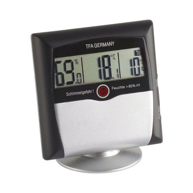 TFA - Digitales Thermo-Hygrometer Comfort Control 30.5011 - schwarz/silber