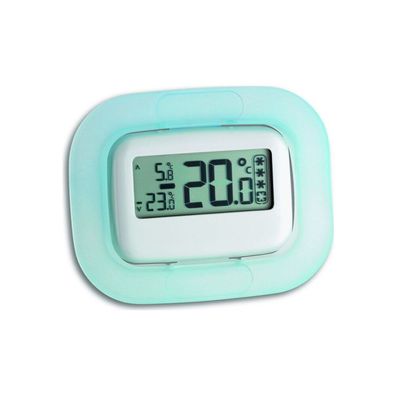 TFA - Digitales Kühl-Gefrierschrank-Thermometer 30.1042 - weiß/eisblau