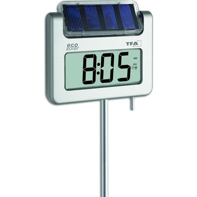 TFA - Digitales Gartenthermometer AVENUE PLUS 30.2030.54 - silber