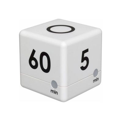 TFA - Digitaler Würfel-Timer CUBE-TIMER 38.2032.02 - weiß