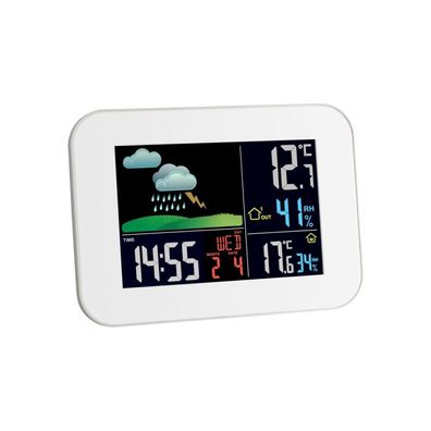 TFA - Funk-Wetterstation mit Farbdisplay Primavera 35.1136.02 - weiß