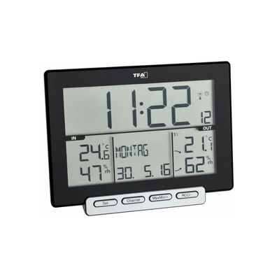 TFA - Funk-Thermo-Hygrometer Trinity 30.3058.01 - schwarz