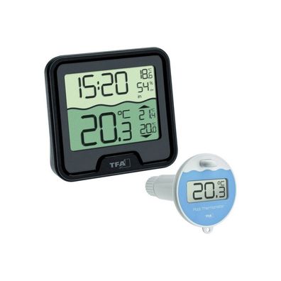 TFA - Funk-Poolthermometer Marbella 30.3066.01 - schwarz