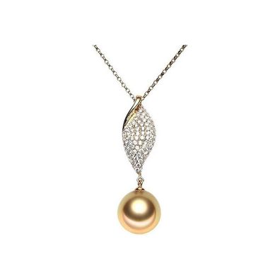 Luna-Pearls - AH31 - Anhänger - 750 Gelbgold - Südseeperlen 11,5-12mm