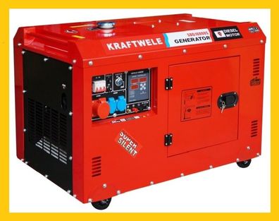 Generator Diesel 230V 400V Stromerzeuger 3-Phasen AVR 16kVA Notstrom Lagerware