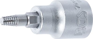Schraubenausdreher-Bit-Einsatz | Antrieb Innenvierkant 10 mm (3/8") | für defektes