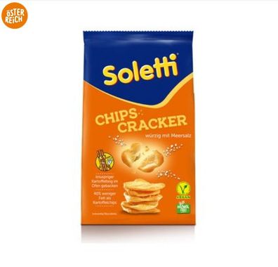 Soletti Chips Cracker mit Meersalz Kartoffelsnack