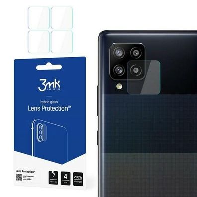 4er Pack ] 3MK FlexibleGlass Lens kompatibel mit Samsung Galaxy A42 5G Hybridgla