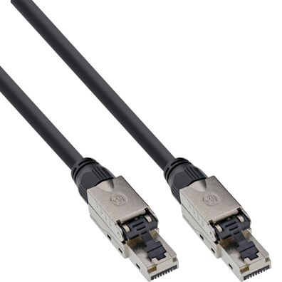 InLine® 77850S InLine® Patchkabel, U/UTP, Cat.6A, halogenfrei, AWG23 Kupfer, schwa
