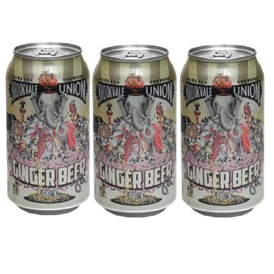 Brookvale Alcoholic Ginger Beer 4.0 % vol. 3x330 ml