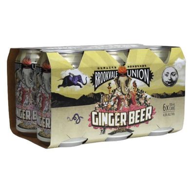 Brookvale Alcoholic Ginger Beer 4.0% vol. 6x330 ml