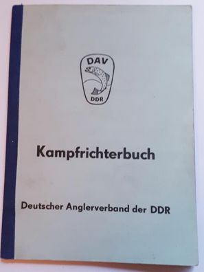 DDR Deutscher Anglerverband der DDR Kampfrichterbuch