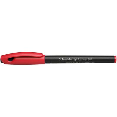 Schneider 50-9672 10xTopliner 967 Fineliner rot 0,4 mm