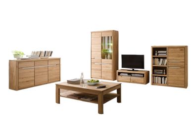 Wohnzimmer komplett Massivholz Ianka Bianco 90070