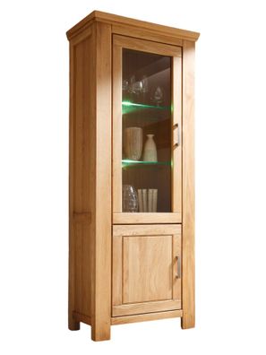 Vitrine Teilmassiv Iantha 83x210x47 natur 20110