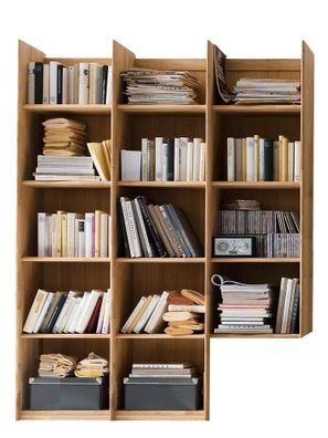 Bücherregal Massivholz Ianka 143x190x35 Bianco 20017