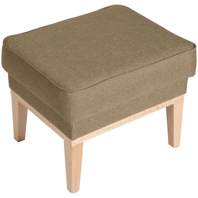 Hocker Kagami Bezug Flachgewebe Buche/sand 21158