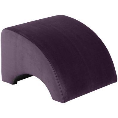 Hocker Kajsa Bezug Samtvelours Kunststoff/purple 21293