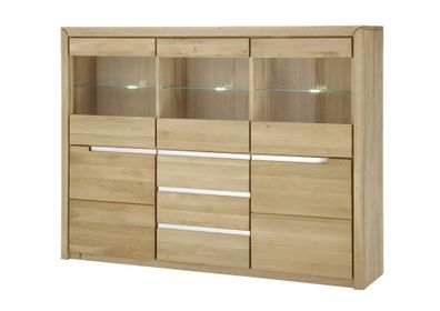 Highboard Massivholz Ianka 180x134x41 Bianco 20020