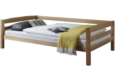 Seniorenbett Giselle 208x98x63 Massivholz Buche lackiert 11248