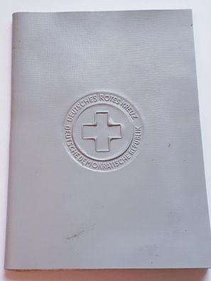 DDR DRK Deutsches Rotes Kreuz Mitgliedsbuch