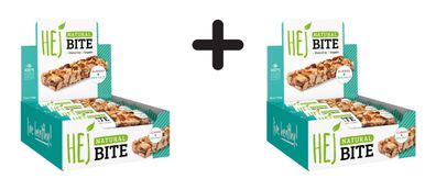 2 x HEJ Natural HEJ Bite Organic (12x40g) Almond and Sea Salt
