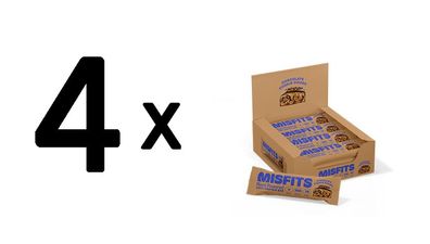 4 x Misfits Vegan Protein Bar (12x45g) Chocolate S´mores